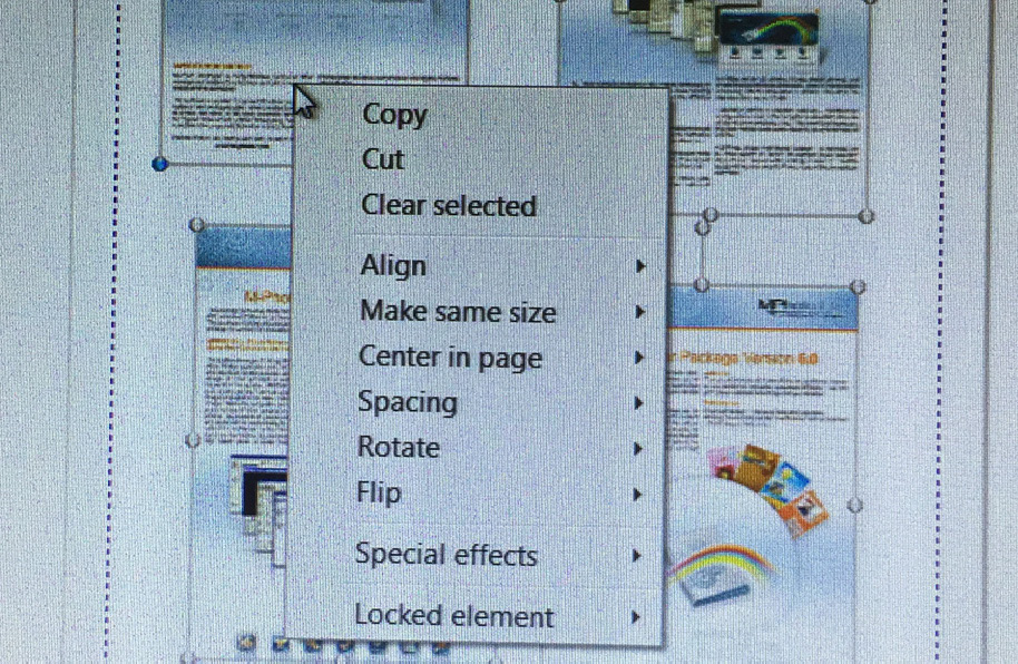 Opacity adjustment example placeholder